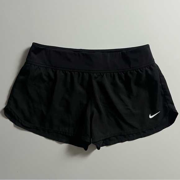 Nike Solid Boardshort Bottoms, Black, Size M - Picture 2 of 6